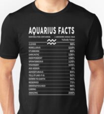 Aquarius Facts Unisex T-Shirt