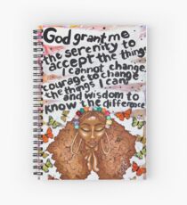 SERENITY PRAYER Spiral Notebook