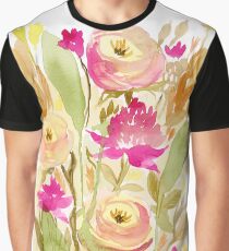 Retro Floral Graphic T-Shirt
