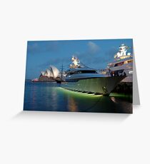 Moored Greeting Card