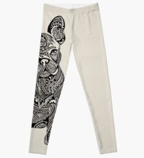 Polynesian French Bulldog Leggings