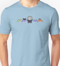 Reading is a Family Affair: Grandpa Yo and O'BABYBOT Toy Robots 1.0 Slim Fit T-Shirt