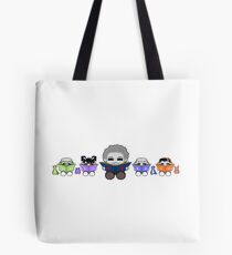 Reading is a Family Affair: Grandpa Yo and O'BABYBOT Toy Robots 1.0 Tote Bag