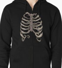 Your Rib is an Octopus Zipped Hoodie