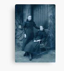 Edwardian Sisters Canvas Print