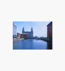 Liver Building from Princes Dock Art Board Print