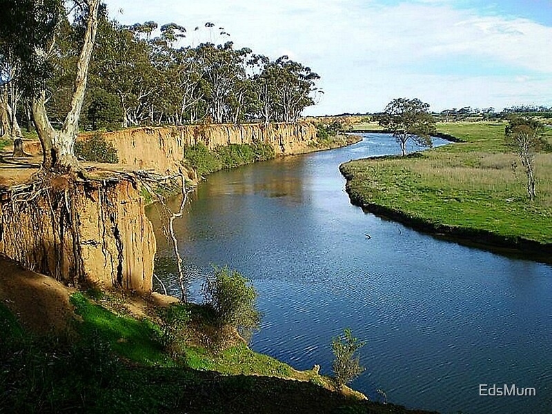 Werribee River And The Tree Werribee Vic Australia By Edsmum