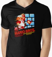 Super Mario Bros. NES Men's V-Neck T-Shirt