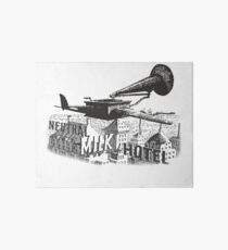 in the aeroplane over the sea Art Board