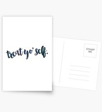 Treat Yo Self Postcards