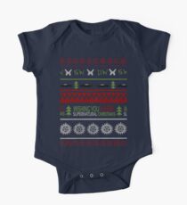 Supernatural Christmas Sweater One Piece - Short Sleeve