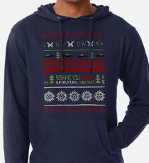 Übernatürlicher Weihnachts-Pullover Leichter Hoodie