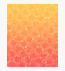 Ombre Orange Photographic Print