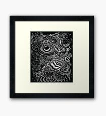 Biomeckanika - Monochrome Framed Print