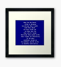 Mysidian Legend Framed Print