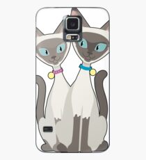 Funda/vinilo para Samsung Galaxy Gatos siameses