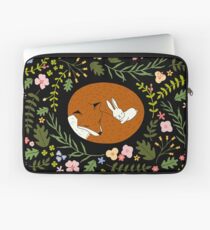 Freundschaft Fox-Rabbit_BgBlack Laptoptasche