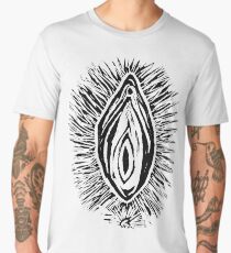 vagina pussy print Men's Premium T-Shirt
