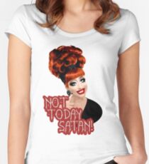 Bianca Del Rio, 'Not Today, Satan!' RuPaul's Drag Race Queen Women's Fitted Scoop T-Shirt