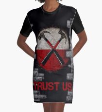 Roger Waters 'The Wall' - TRUST US Graphic T-Shirt Dress