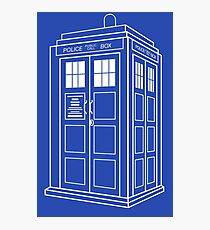 Who Police Booth Photographic Print