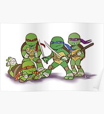 Little Mutant Ninja Turtles Poster