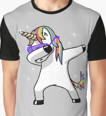Dabbing Unicorn Shirt Dab Hip Hop Funny Magic Graphic T-Shirt