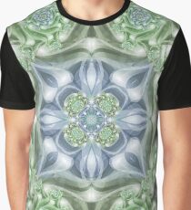 Shades of Green Mandala Graphic T-Shirt