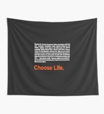 T2 Trainspotting 2 Choose Life Wall Tapestry
