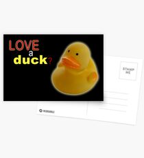 Love a duck Postcards