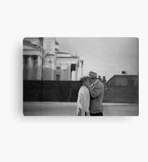Collage À bout de souffle (Breathless) - Jean-Luc Godard Metal Print