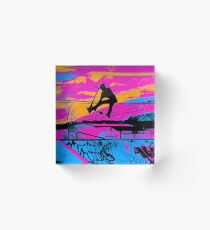 Let's Fly! - Stunt Scooter Acrylic Block