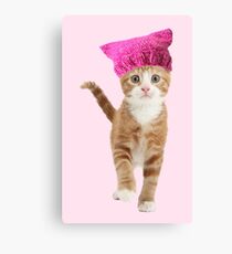 Resistance Kitty Canvas Print
