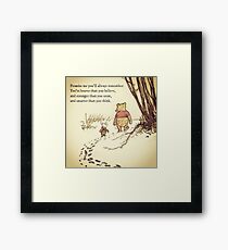 You Are BRAVE Framed Print