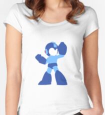 Megaman Vector Women's Fitted Scoop T-Shirt