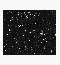 Hubble, COSMOS, Nasa, Extreme Deep Field image, space, constellation, Fornax Photographic Print