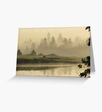 Misty Green Greeting Card