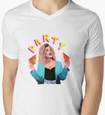 Camiseta de cuello en V Adore Delano