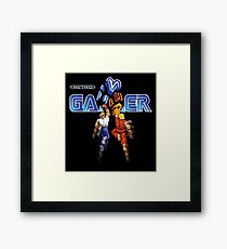 Retro Gamer Framed Print