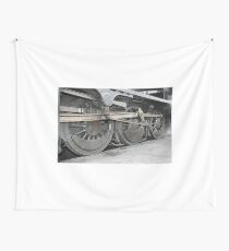steam train wheels Wall Tapestry