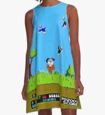 Duck Hunt Retro Video Game Art Nintendo A-Line Dress