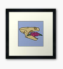 Snapskull Framed Print