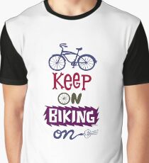 Keep On Riding On - Colors Graphic T-Shirt
