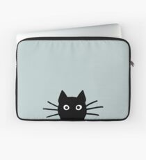 Gesicht der schwarzen Katze Laptoptasche