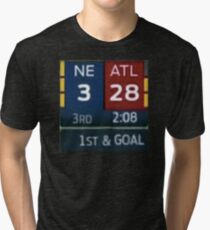Falcons Lead 28-3 Tri-blend T-Shirt