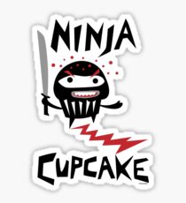 Ninja Cupcake - 2 Sticker