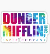 Dunder Mifflin Paper Company Krawatte sterben Sticker