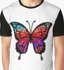 Psychedelic Butterfly Graphic T-Shirt