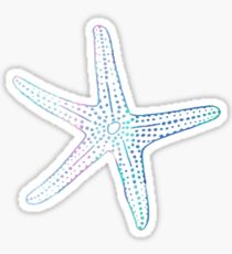 Opal Star Fish Sticker