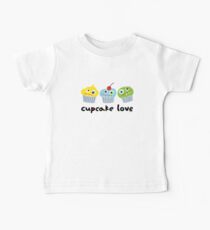 Cupcake Love - beige Baby Tee
